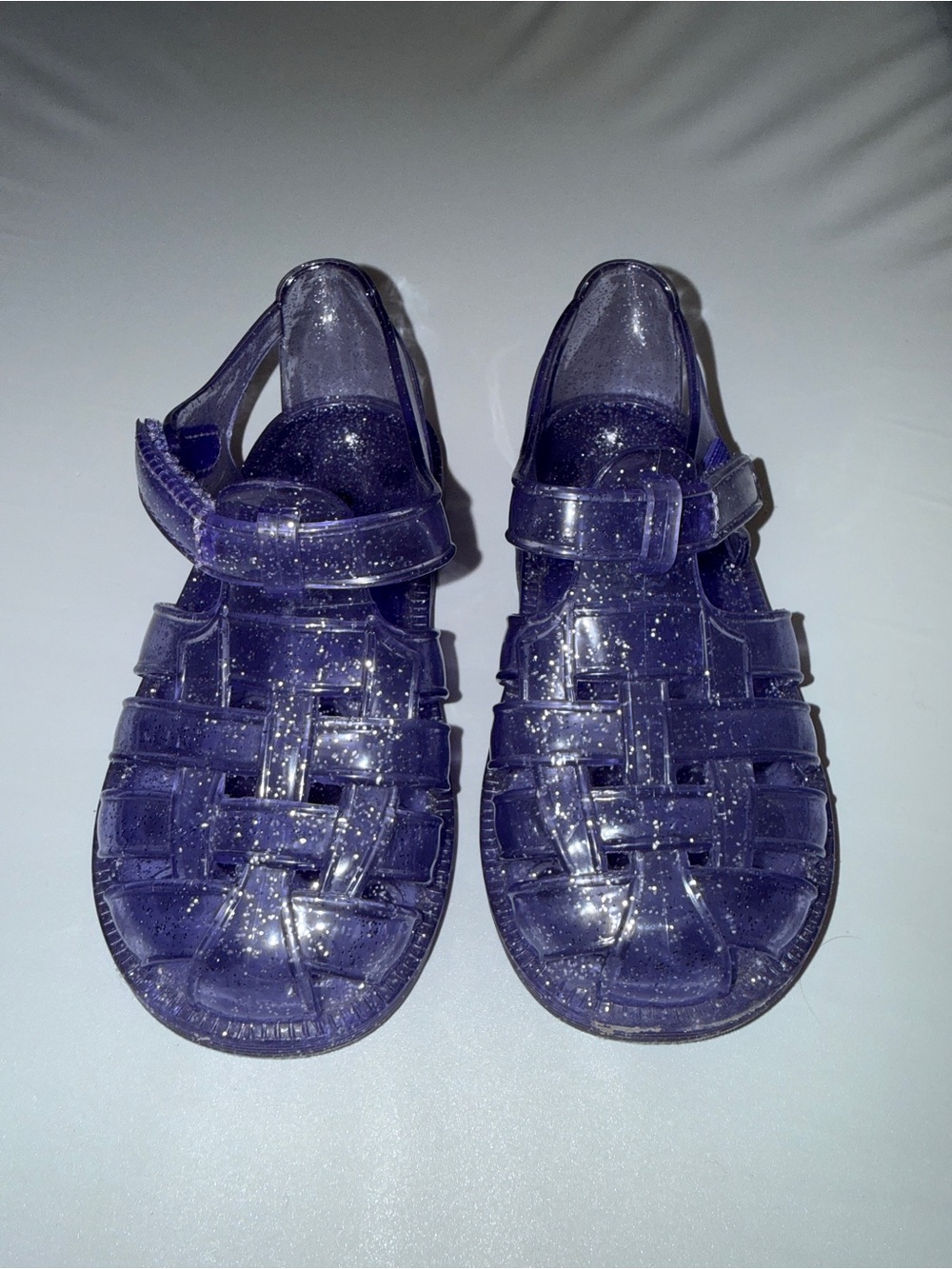 GAP Kids Sparkle Jelly Sandals - Deep Purple